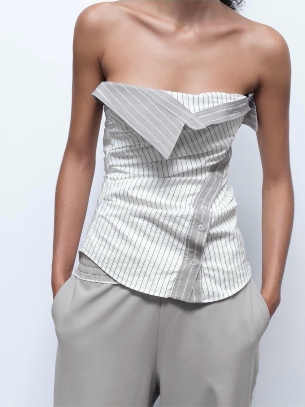 Zara Strapless Top
